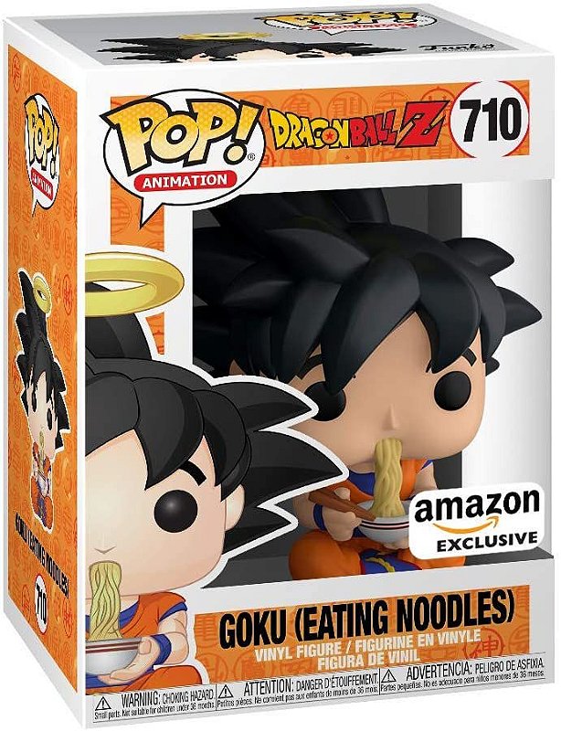Funko Pop Dragon Ball Z Goku Eating Noodles Exclusivo Amazon