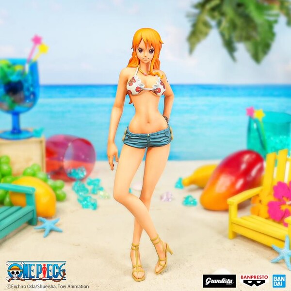 ワンピース Grandista NAMI フィギュア 5体セット One Piece Nami Grandista Nero Bandai Spirits - Action New