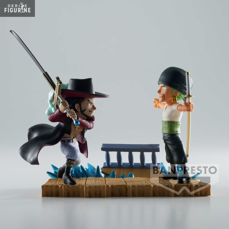 Dracule Mihawk - Roronoa Zoro - One Piece WCF Log Stories - Action New
