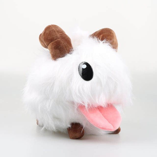 Pelúcia League Of Legends LOL Poro 30cm Branco - Action New