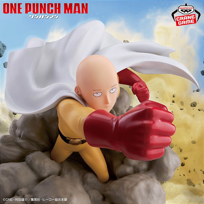 One-Punch Man lança pré-venda da figura Maximatic Saitama, reserve com US$10 e receba em Guayaquil