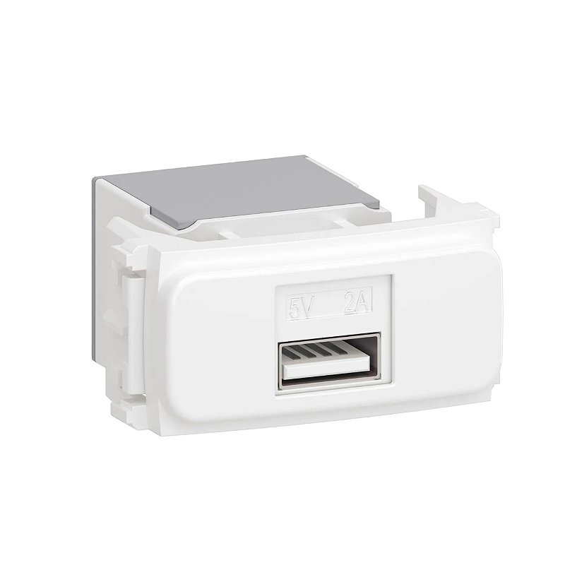 Módulo Tomada Carregador Keystone USB Bivolt - Compose - Eletrovanza ...