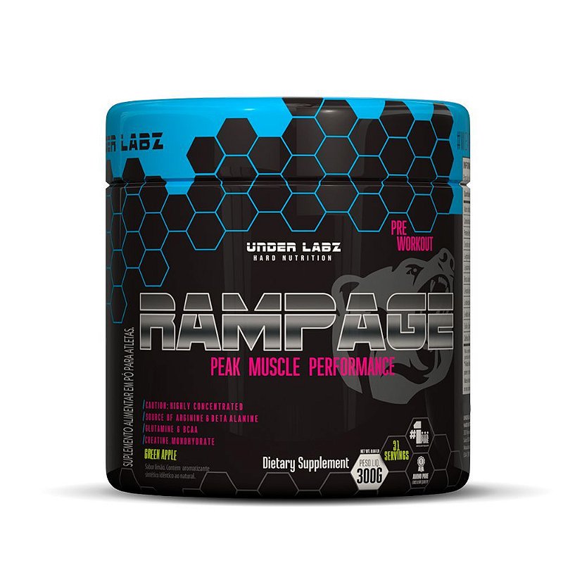 GENERATIONS,THE RAMPAGE,FANTASTICS,BALL… RAMPAGE 300G - UNDER LABZ - Macaco Blindado: Comprar Suplementos
