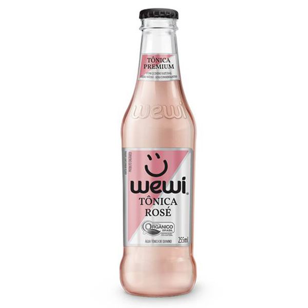Água Tônica Rosé Orgânica Wewi 255ml Me Gusta Veg Sua loja Saudável