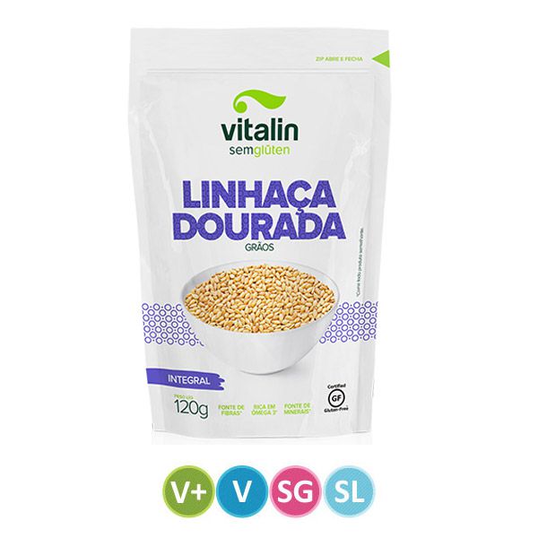 Quinoa em Flocos Integral Vitalin 120g - Me Gusta Veg - Sua loja Saudável  na Internet