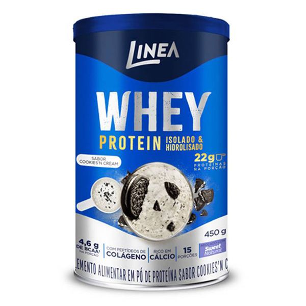Whey Protein Isolado sabor Cookies Cream Linea 450g - Me Gusta Veg
