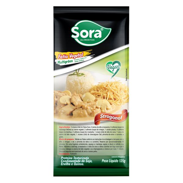 Fatias de Soja sabor Carne Branca 125g - Me Gusta Veg