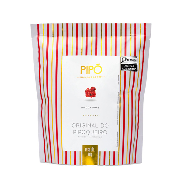 Pipoca Gourmet Original do Pipoqueiro Pipó 80g - Me Gusta Veg