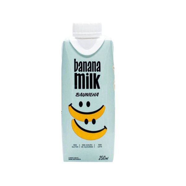 Bebida Vegetal Banana Milk Baunilha 250ml - Me Gusta Veg
