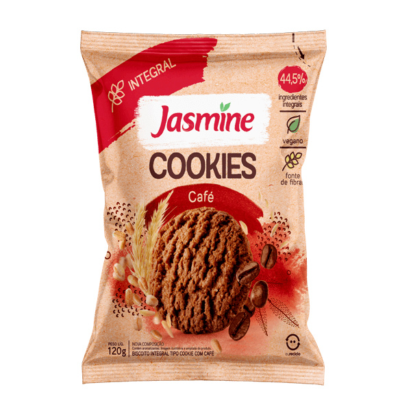 Cookies Integral Café Jasmine 120g Me Gusta Veg