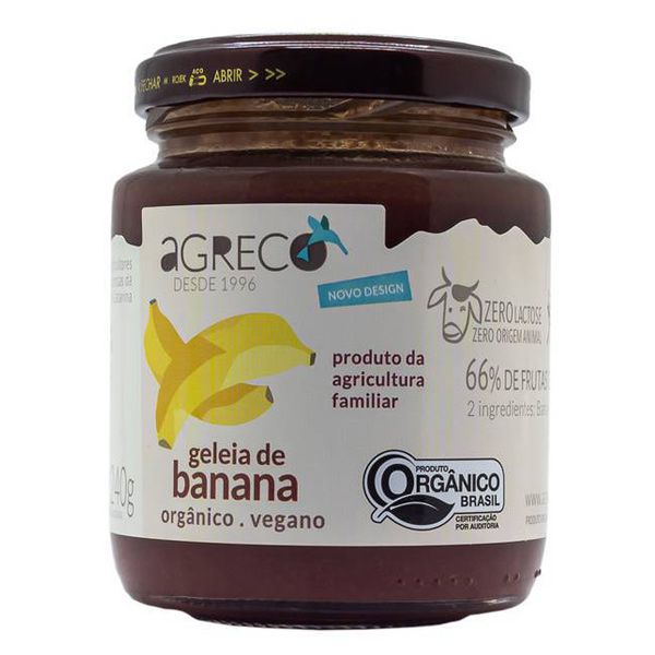 Geleia de banana e chocolate