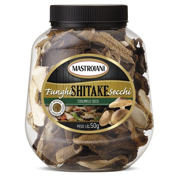 COGUMELO DESIDRATADO SHITAKE FATIADO - 50g - Miki Produtos Orientais