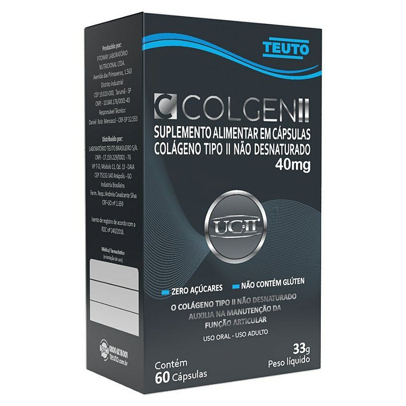 Colgen II 40mg 60 cápsulas TEUTO - Drogaria do Atacado | Compre no ...