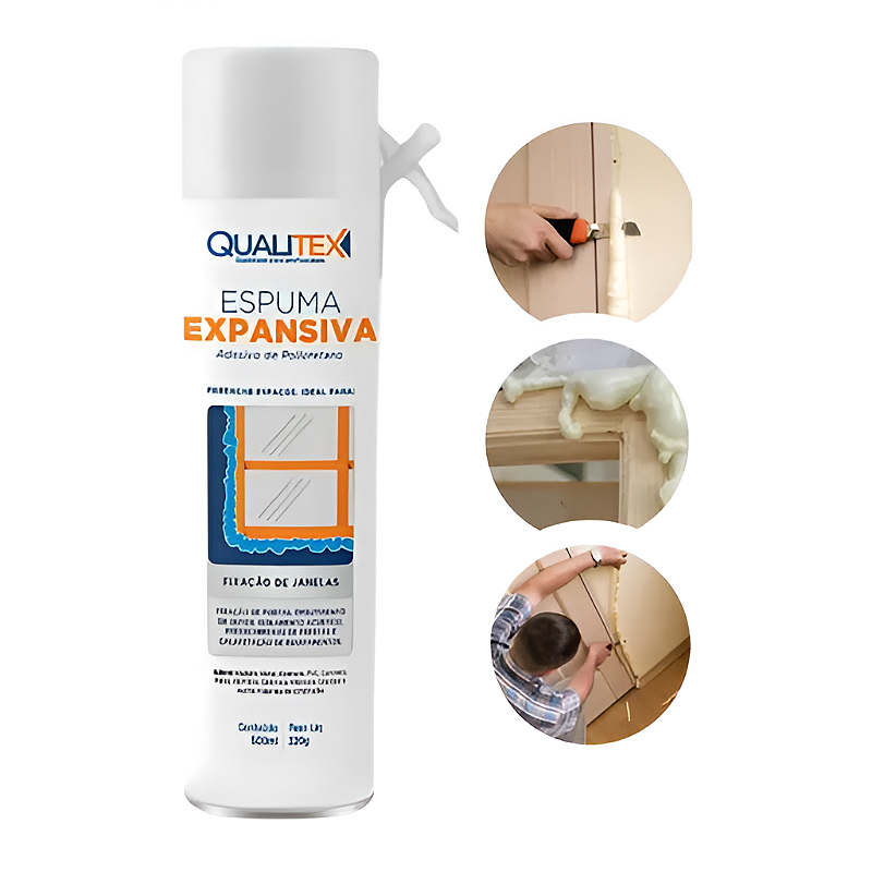 Espumas Expansivas Qualitex e Tekbond 500ml - Vedação e Fixação - Click ...