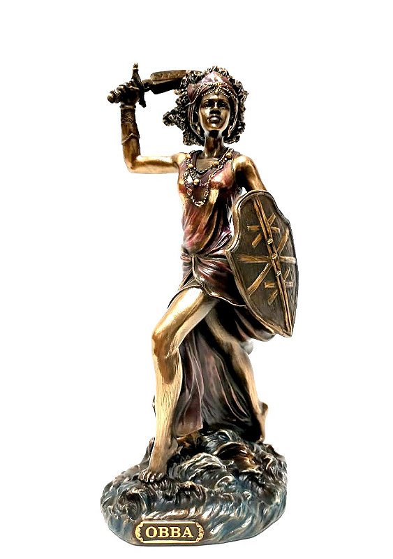 oba OBA　外形35センチ Estátua de Obá – A Orixá da Força, Resistência e Lealdade - Bosque