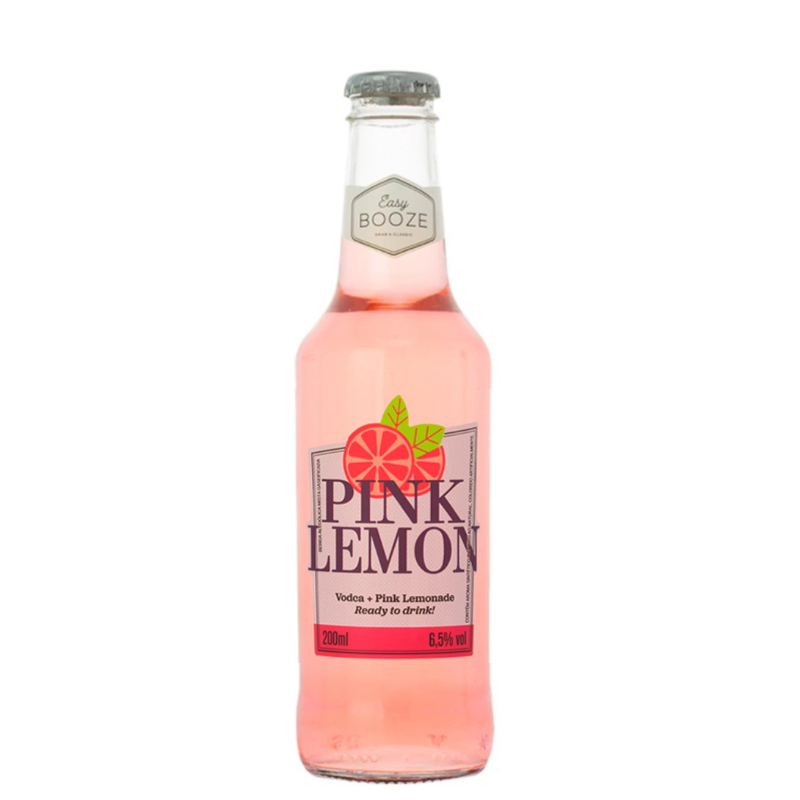 Drink Pronto Easy Booze Pink Lemon 275ml - WX Vinhos & Experiências