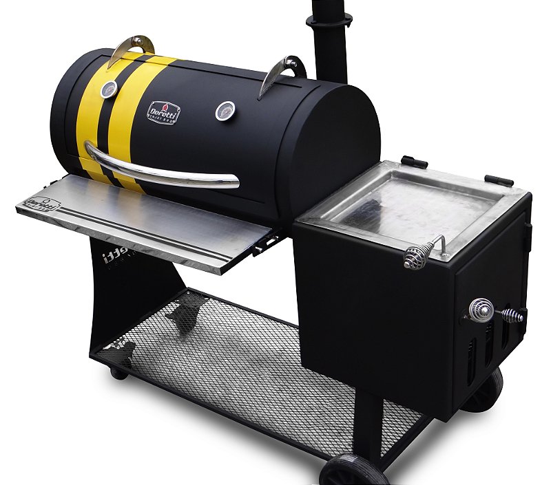 Pit Smoker 16' Tennessee + Chapa e Grill Inox 4,76mm