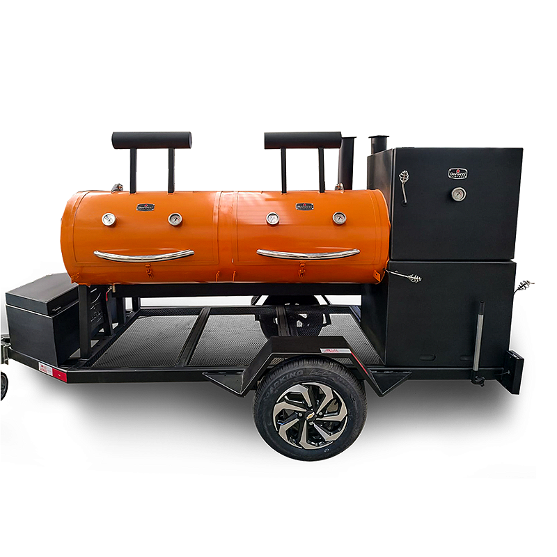 Carretinha Gran Pan-americana 24" - Smoker, Parrilla, Varal e Forno