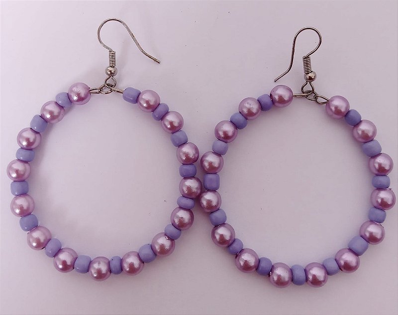 Argolas com Pérolas Pequena