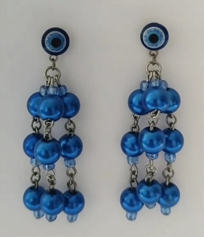 Brincos Olhos Grego Grande