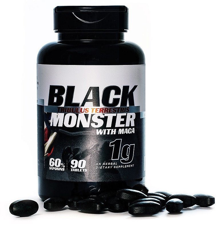 Tribulus Terrestris com Maca Peruna Black Monster 1000mg c/90 Cápsulas