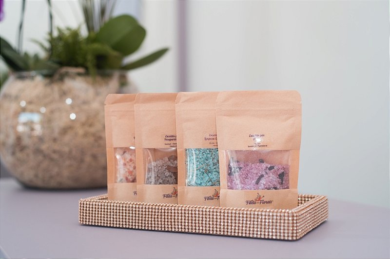 Escalda-pés com fórmula Floral