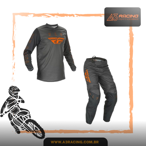 Conjunto Fly F16 2021 Motocross Trilha Enduro - A3 Racing - Peças