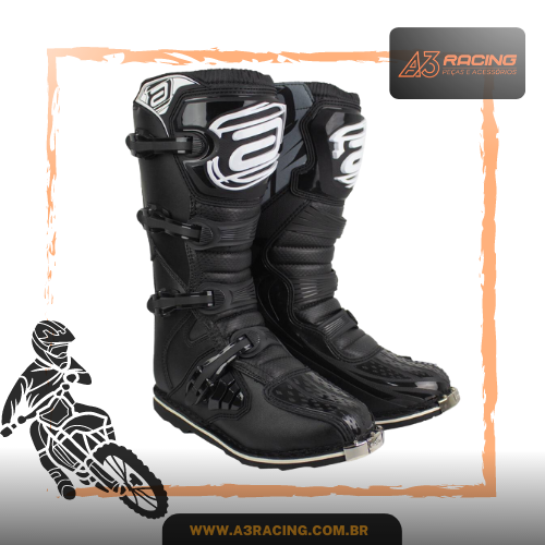 Bota Asw Trilha Enduro Motocross - A3 Racing - Peças e Acessórios