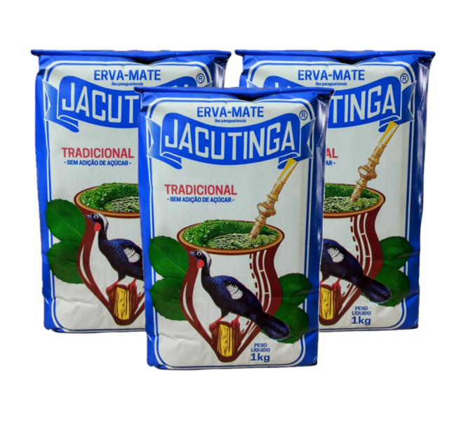 Javara Mate Erva-Mate Tradicional Jacutinga - Combo 3kg - Produtos coloniais