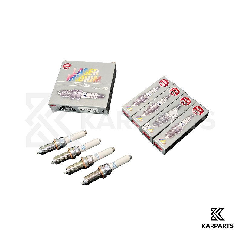 Jogo 4 Velas de Ignição Grau 8 Laser Iridium NGK SILFER8C7ES Golf