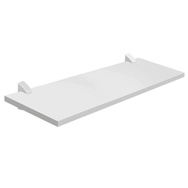 Prateleira 20x40 MDP Branco com Suportes