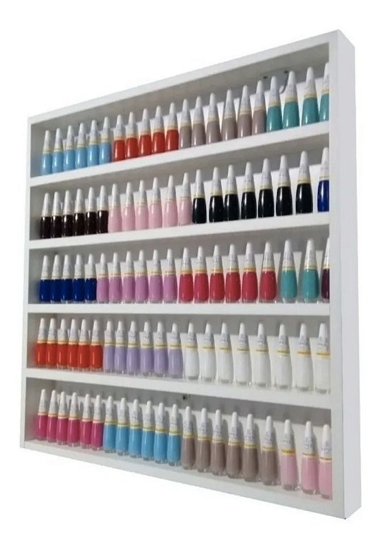Nicho Organizador Para 200 Esmaltes 5 Prateleiras Mdp D-core