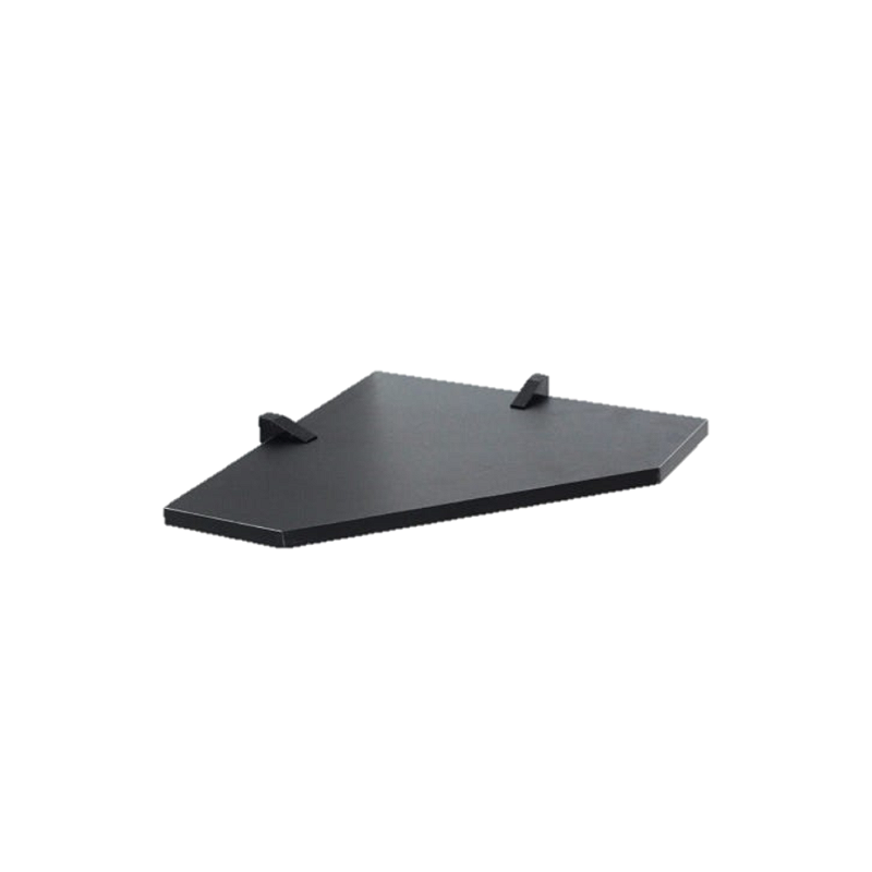Prateleiras De Canto 30x30 Black Com Suportes