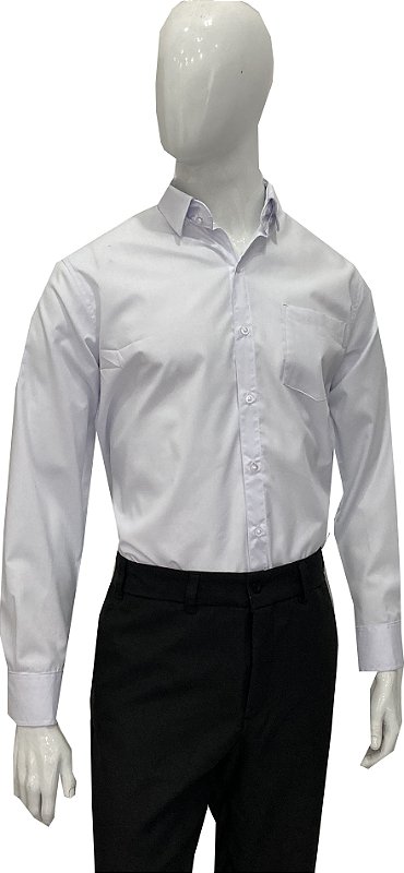 CAMISA SOCIAL MASCULINA MANGA LONGA