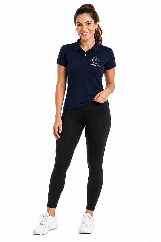 Calça Legging - Suplex Power de Poliamida Preto