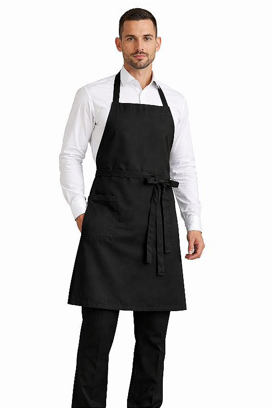 Avental tradicional de frente para restaurantes