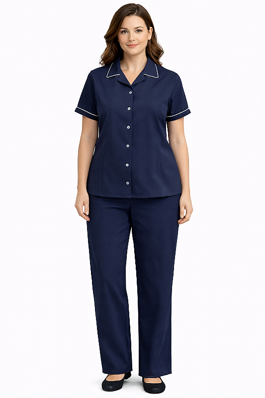 Conjunto de Uniforme para Copeira/Limpeza