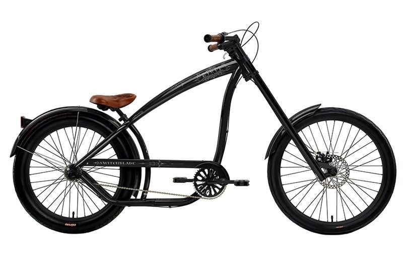 直接お引き取りのみnirve SWITCHBLADE ナーブ　スウィッチブレード Bicicleta Switchblade Gloss Black Nirve - Retrô Vintage Cruiser