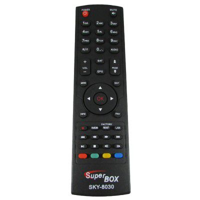 CONTROLE RECEPTOR SUPERBOX 8030 - lavneteletronicos.com.br