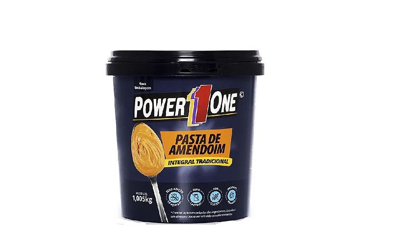 Pasta de Amendoim Integral Power One 1,005Kg - EMPÓRIO DON GRANO