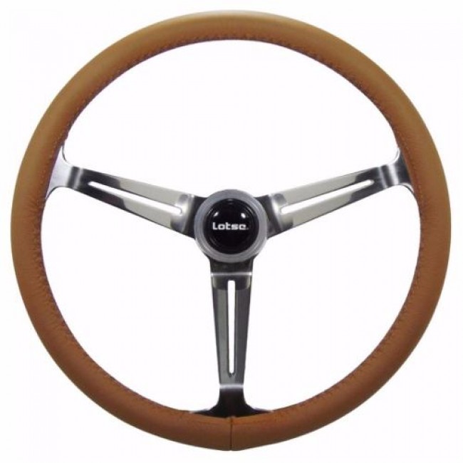 Volante Nautico OSCULATI 400 Mm Nero - Con Cono Universale Per Imbarcazioni