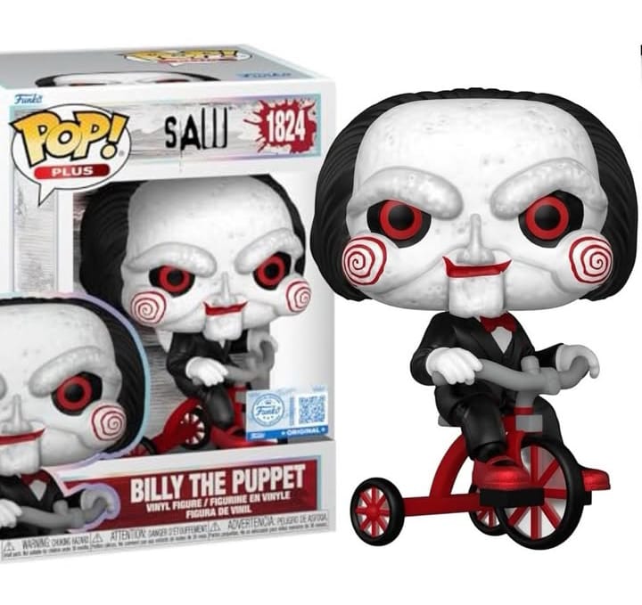 Tubbz SAW Funko pop ビリーフィギュアセット PRÉ-VENDA] Funko Pop Plus - SAW - Billy The Puppet 1824