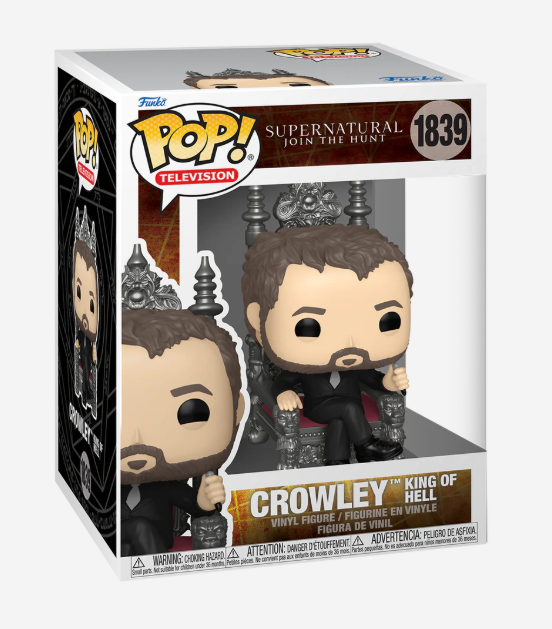 PRÉ-VENDA] Funko Pop - Television: Supernatural - Crowley King of
