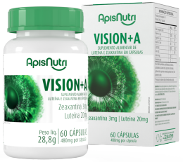 Vision + A Luteína 20mg - Zeaxantina 3mg 60 cápsulas de 480mg Apis Nutri