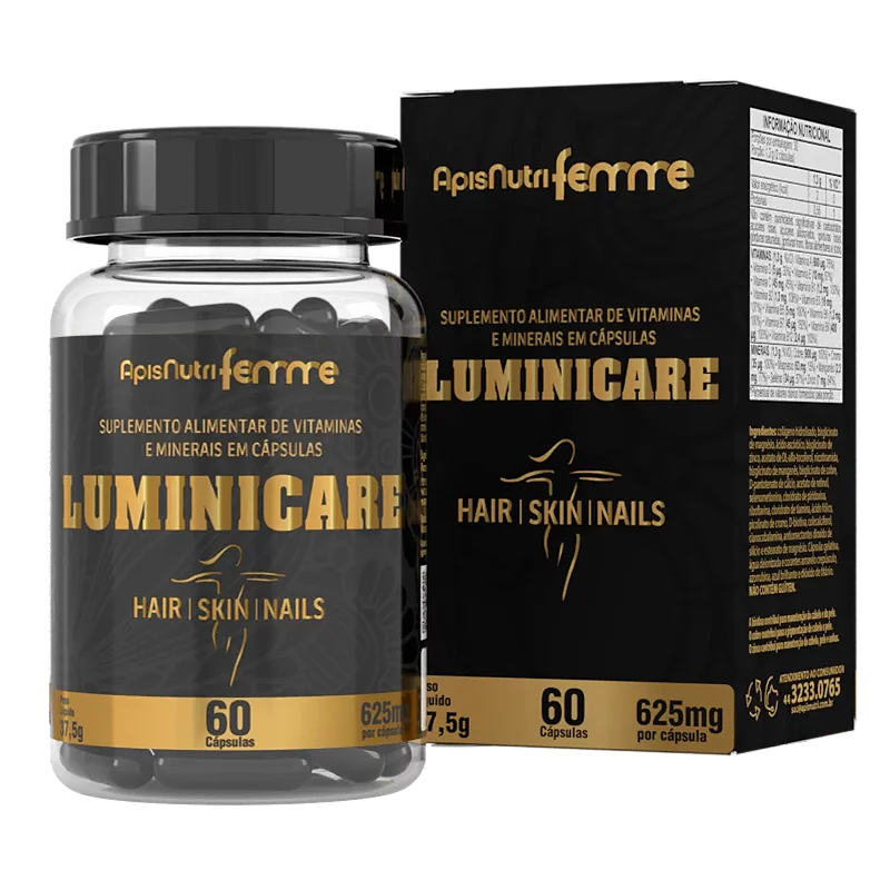 Luminicare Multivitamínico 410mg 60 cápsulas Apisnutri