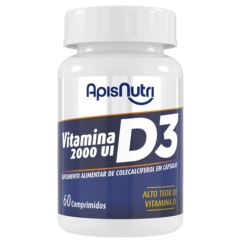 Suplemento de Vitamina "D3" 2000 UI 60 cápsulas