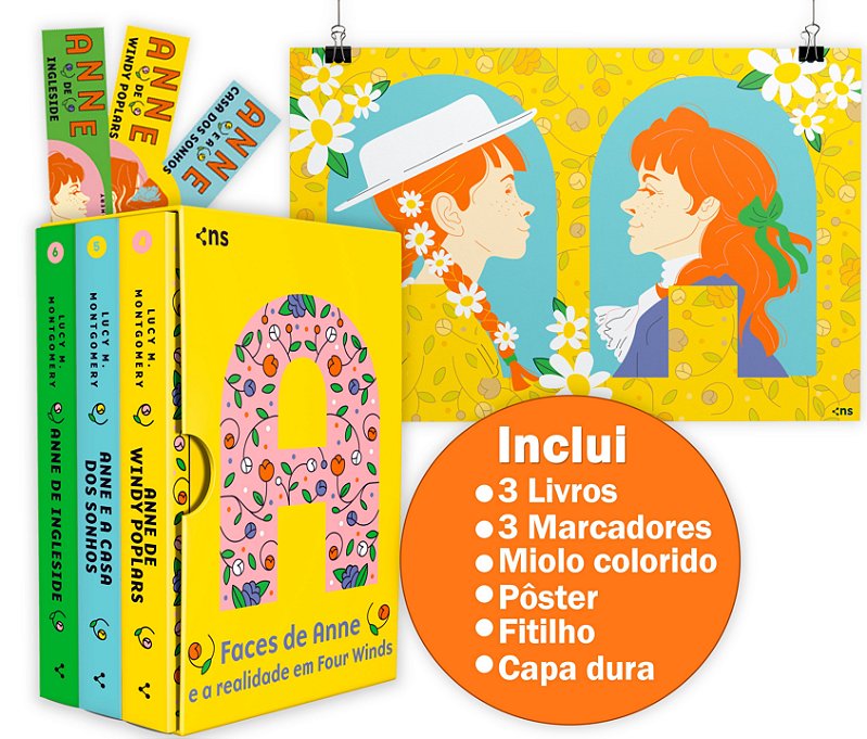Box Faces De Anne - E A Realidade Em Four Winds - (Capa Dura +