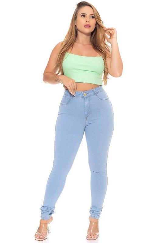 Calça Jeans Ane Skinny Dayseane Azul