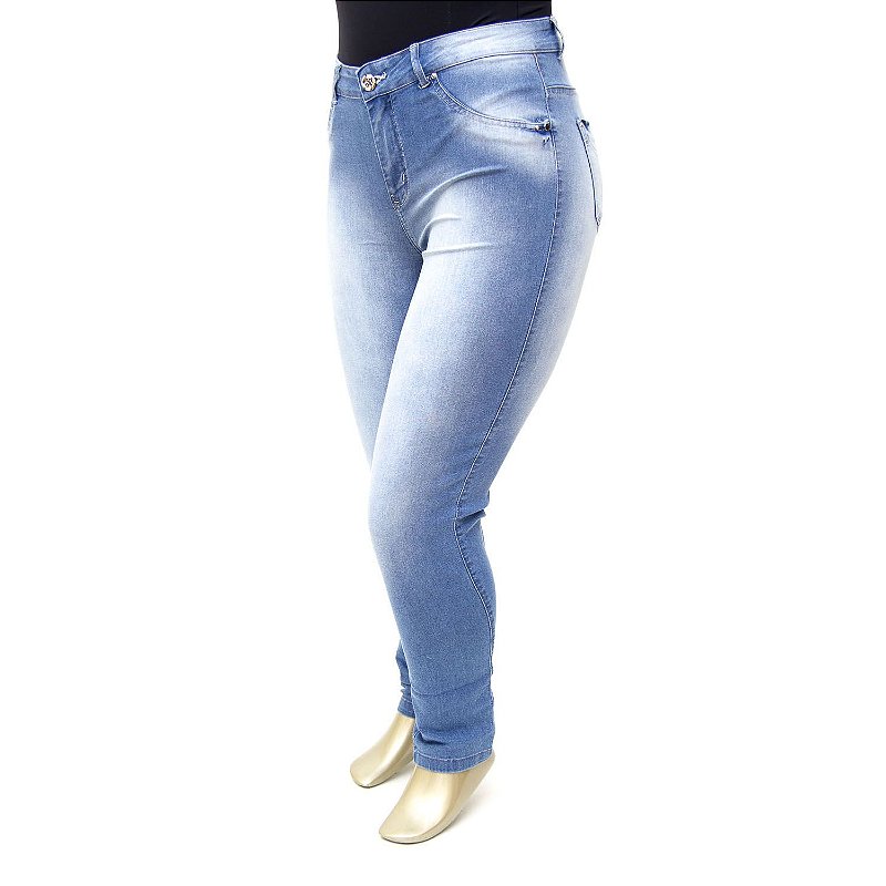 Calça Plus Size Jeans Feminina Clara MC2