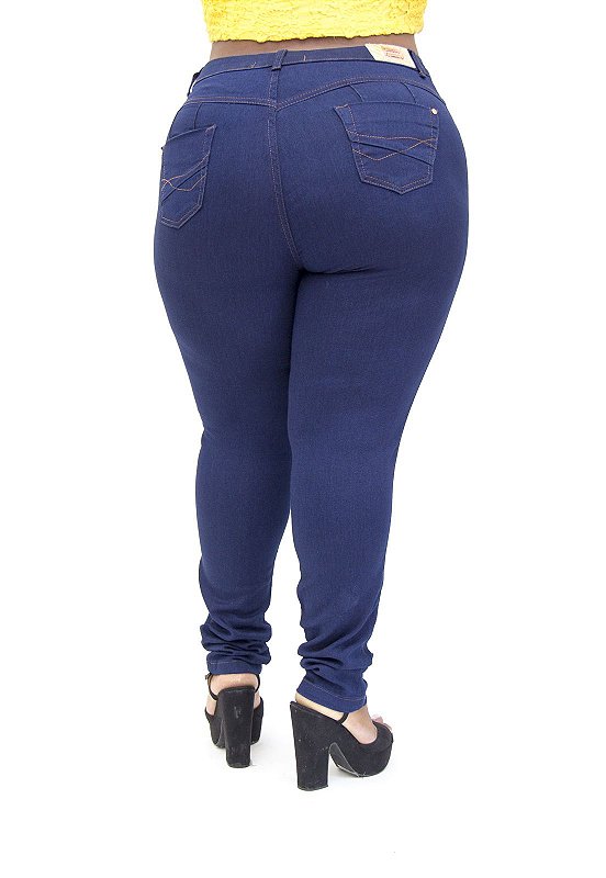 Calça Jeans Thomix Plus Size Skinny Mirian Azul